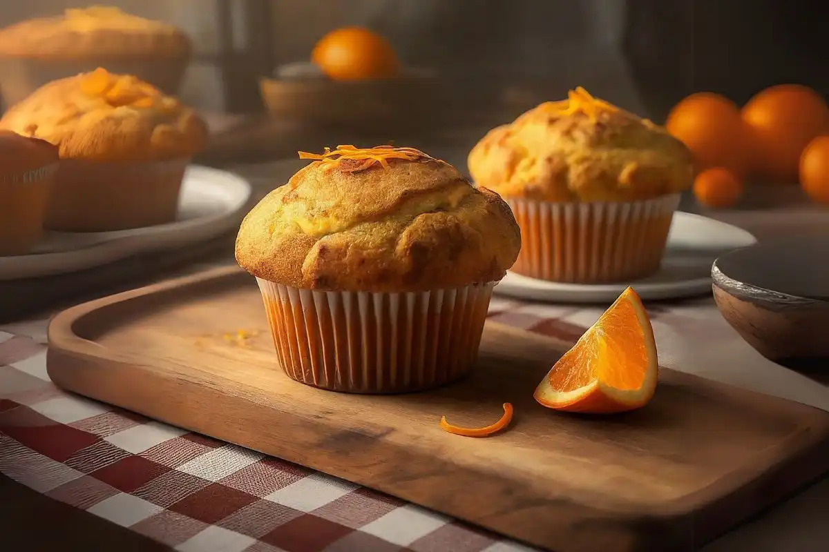 5 Passos Simples para Fazer Muffin de Laranja com Aveia 1 muffin de laranja