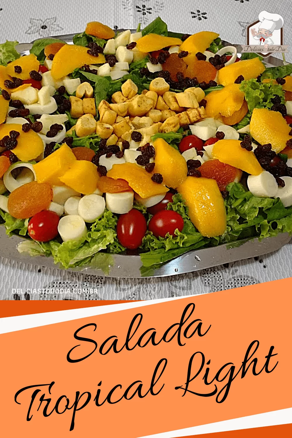 Salada Tropical Light | Delícias Todo Dia